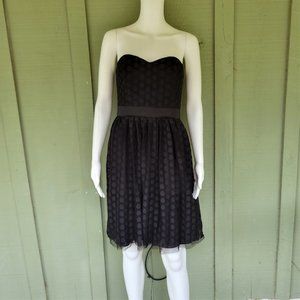 WHITE HOUSE BLACK MARKET Strapless Black Dress 2